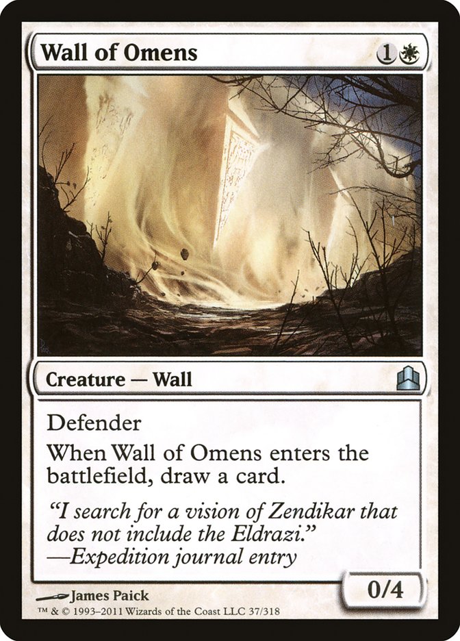 Wall of Omens [Commander 2011] | Gamers Paradise