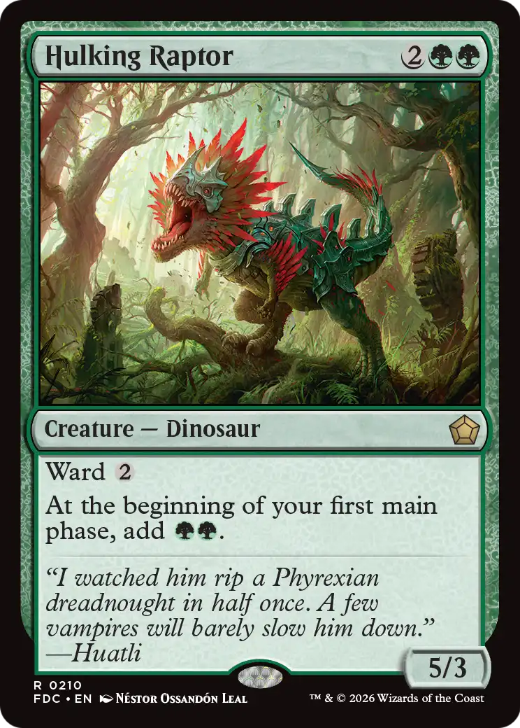 Hulking Raptor [Foundations Commander] | Gamers Paradise