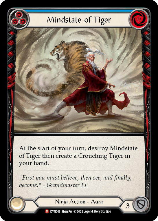 Mindstate of Tiger [DYN048] (Dynasty)  Rainbow Foil | Gamers Paradise