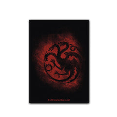 Dragon Shield: Standard 100ct Brushed Art Sleeves - Game of Thrones (House Targaryen) | Gamers Paradise