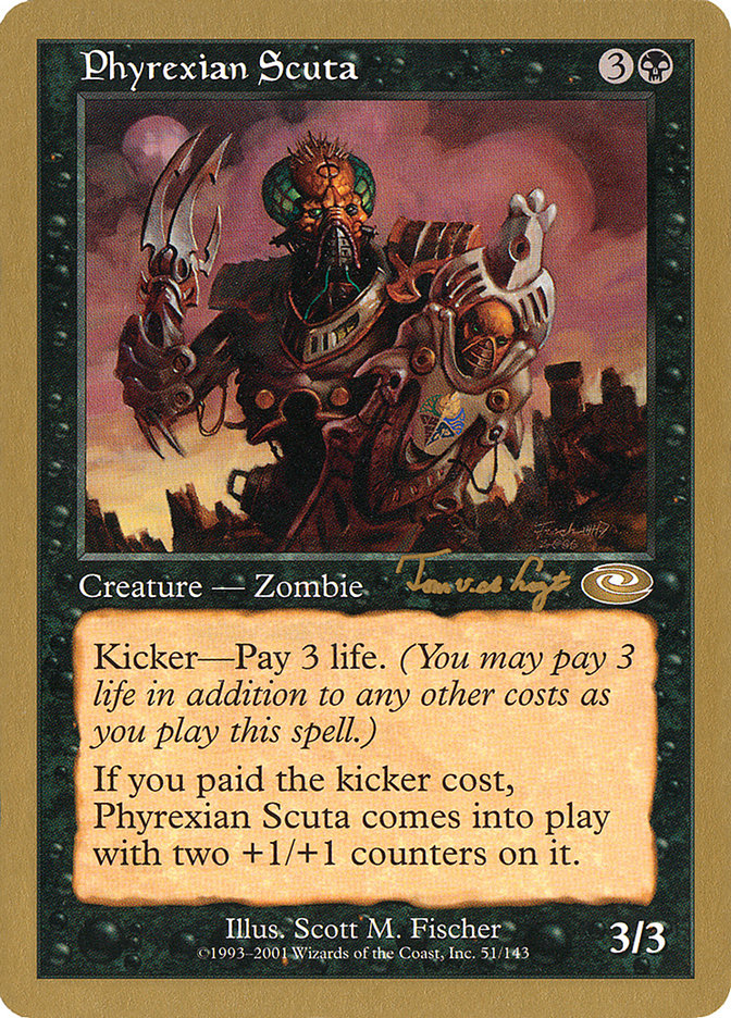 Phyrexian Scuta (Tom van de Logt) [World Championship Decks 2001] | Gamers Paradise