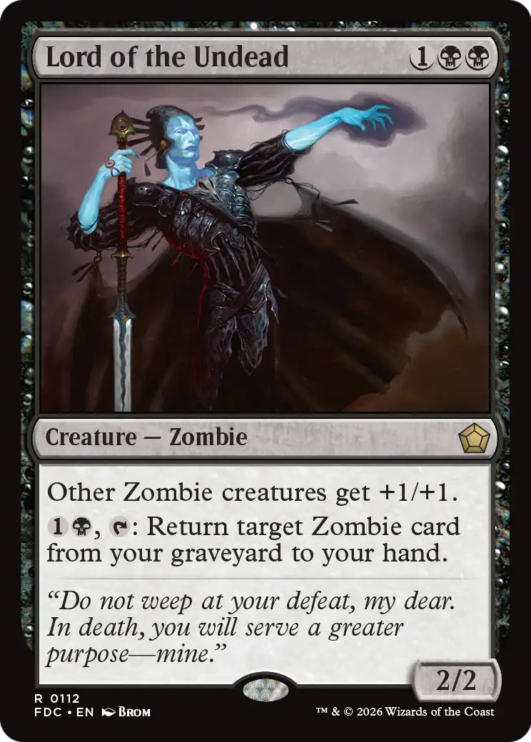 Lord of the Undead [Foundations Commander] | Gamers Paradise