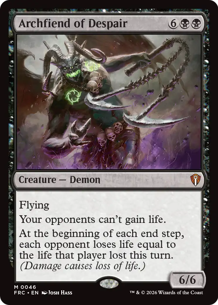Archfiend of Despair [Reality Fracture Commander] | Gamers Paradise