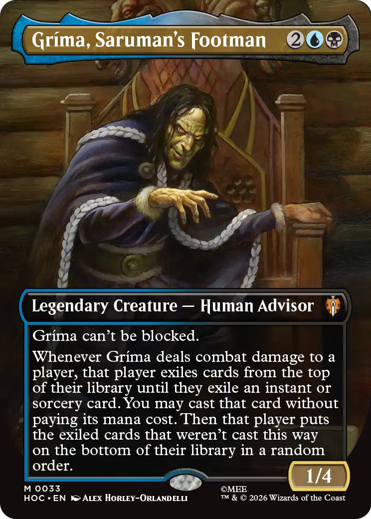 Grima, Saruman's Footman (Borderless) [The Hobbit: Eternal-Legal] | Gamers Paradise