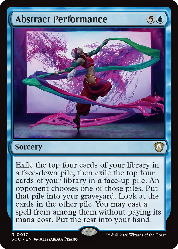 Abstract Performance [Secrets of Strixhaven Commander] | Gamers Paradise