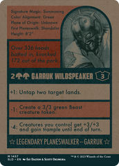 Garruk Wildspeaker [Secret Lair Drop Series] | Gamers Paradise