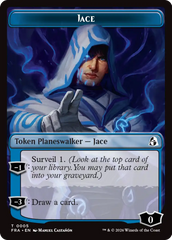 Spirit // Jace Double-Sided Token [Reality Fracture Commander Tokens] | Gamers Paradise
