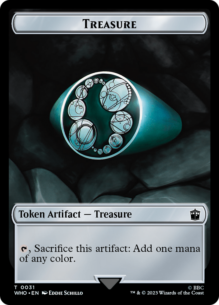 Copy // Treasure (0031) Double-Sided Token [Doctor Who Tokens] | Gamers Paradise