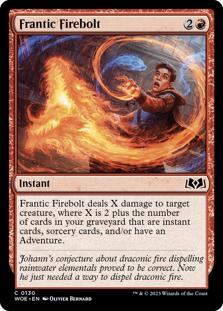 Frantic Firebolt [Wilds of Eldraine] | Gamers Paradise