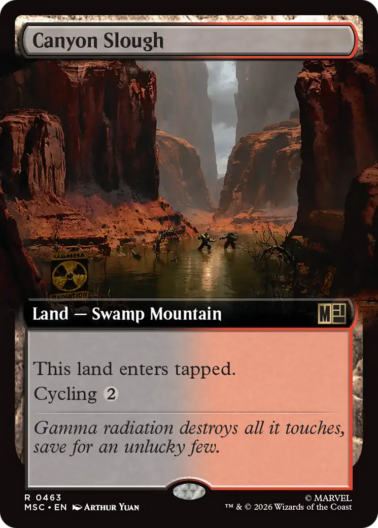 Canyon Slough (Extended Art) [Marvel Super Heroes Commander] | Gamers Paradise