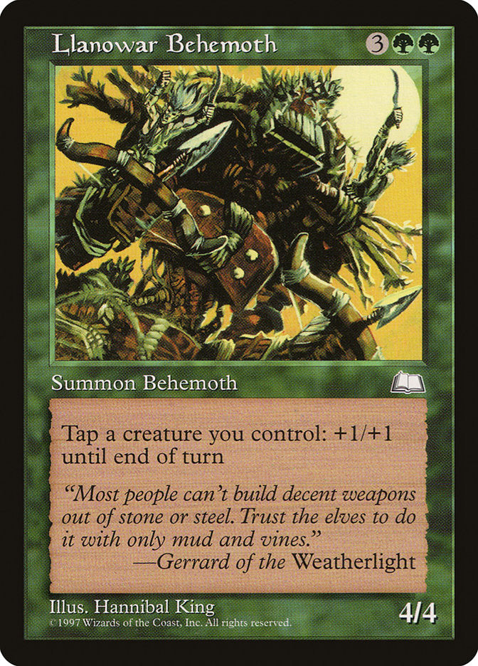 Llanowar Behemoth [Weatherlight] | Gamers Paradise