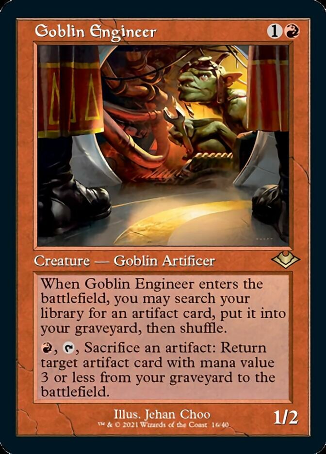 Goblin Engineer (Retro Foil Etched) [Modern Horizons 2] | Gamers Paradise