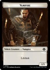 Vampire // Vampire Demon Double-Sided Token [The Lost Caverns of Ixalan Tokens] | Gamers Paradise