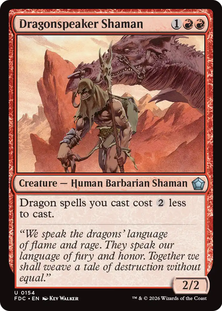 Dragonspeaker Shaman [Foundations Commander] | Gamers Paradise