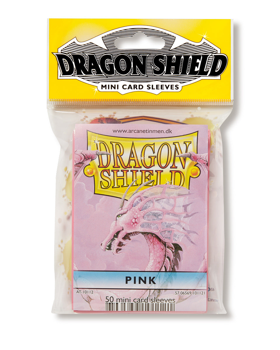 Dragon Shield: Japanese Size 50ct Sleeves - Pink (Classic) | Gamers Paradise