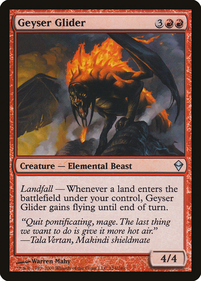 Geyser Glider [Zendikar] | Gamers Paradise