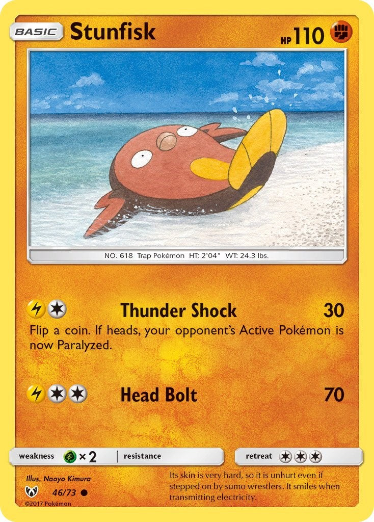 Stunfisk (46/73) [Sun & Moon: Shining Legends] | Gamers Paradise