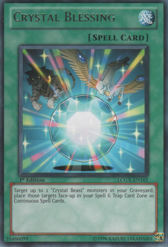 Crystal Blessing [LCGX-EN165] Rare | Gamers Paradise