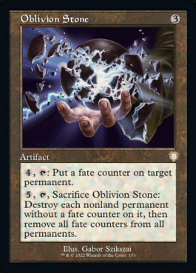 Oblivion Stone (Retro) [The Brothers' War Commander] | Gamers Paradise