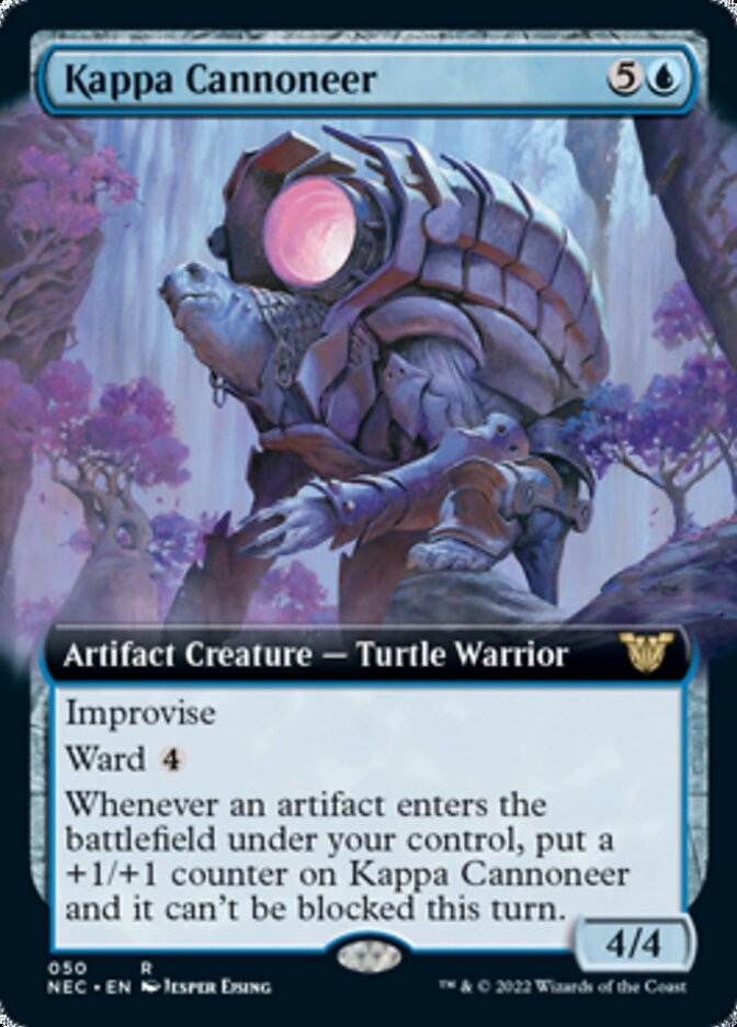 Kappa Cannoneer (Extended Art) [Kamigawa: Neon Dynasty Commander] | Gamers Paradise
