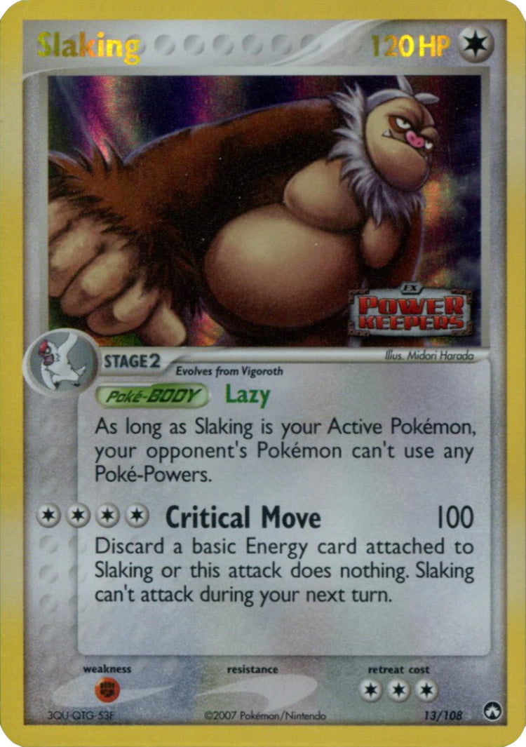 Slaking (13/108) (Stamped) [EX: Power Keepers] | Gamers Paradise
