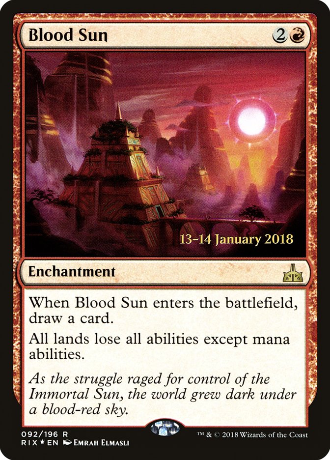 Blood Sun [Rivals of Ixalan Prerelease Promos] | Gamers Paradise
