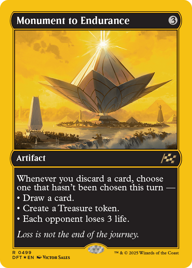 Monument to Endurance (First-Place Foil) [Aetherdrift] | Gamers Paradise