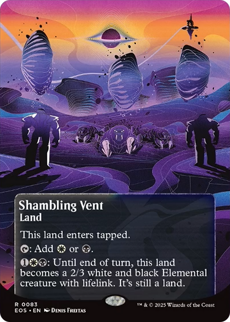 Shambling Vent (0083) (Borderless) [Edge of Eternities: Stellar Sights] | Gamers Paradise