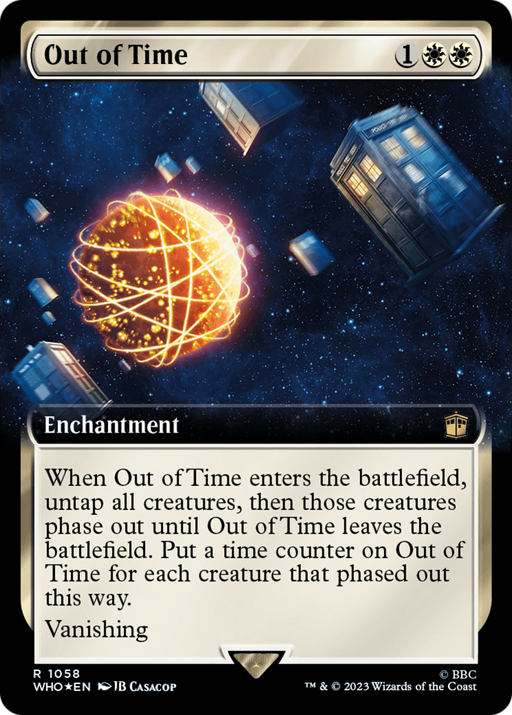 Out of Time (Extended Art) (Surge Foil) [Doctor Who] | Gamers Paradise