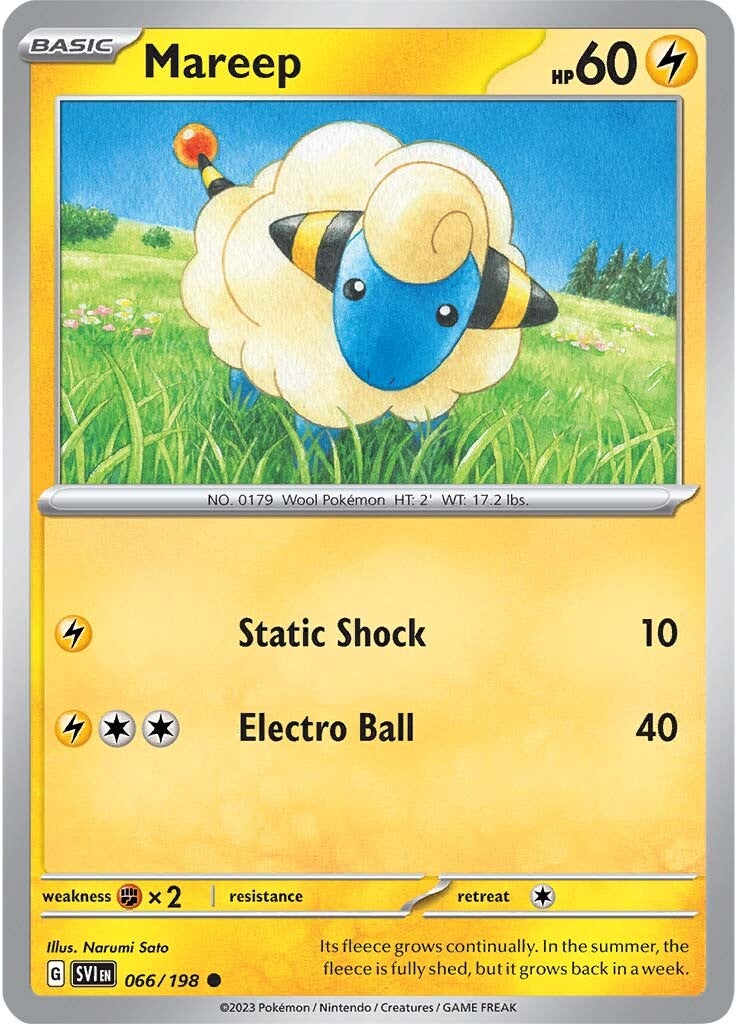 Mareep (066/198) [Scarlet & Violet: Base Set] | Gamers Paradise