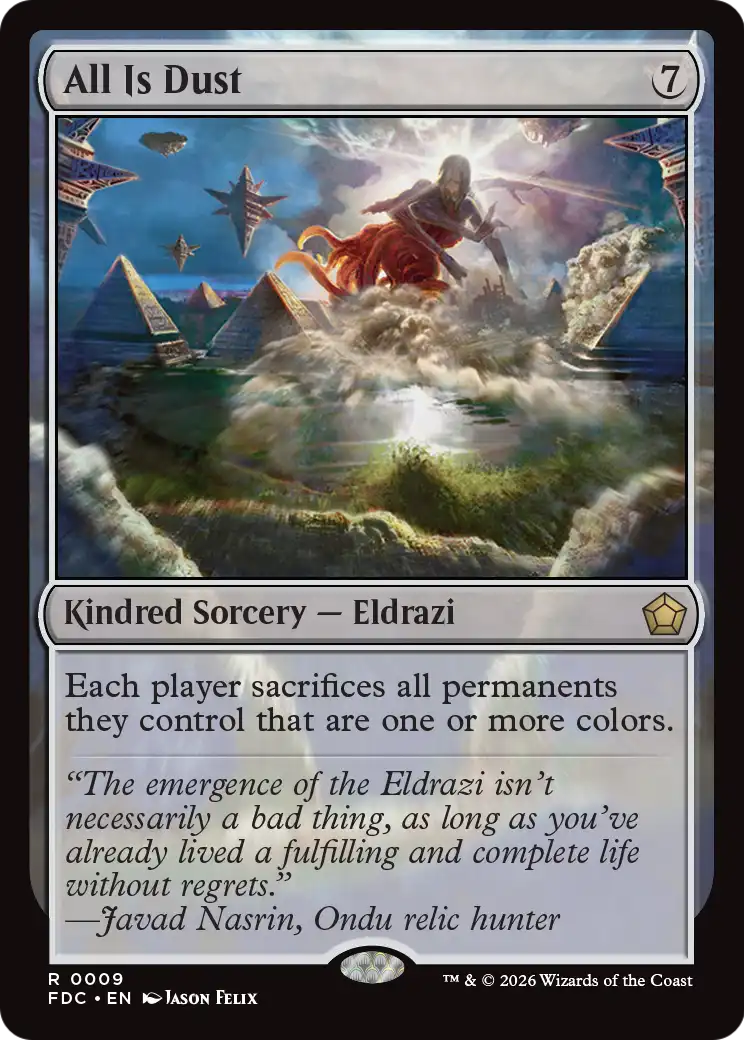 All Is Dust [Foundations Commander] | Gamers Paradise
