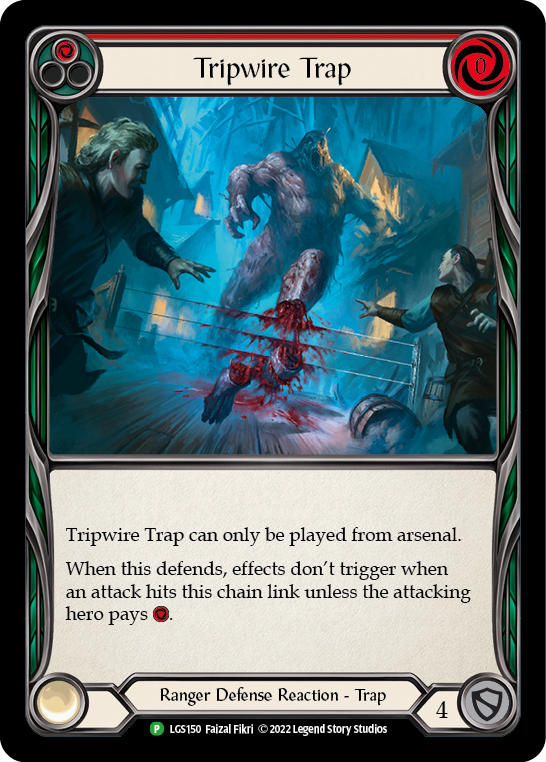 Tripwire Trap (Red) [LGS150] (Promo)  Rainbow Foil | Gamers Paradise