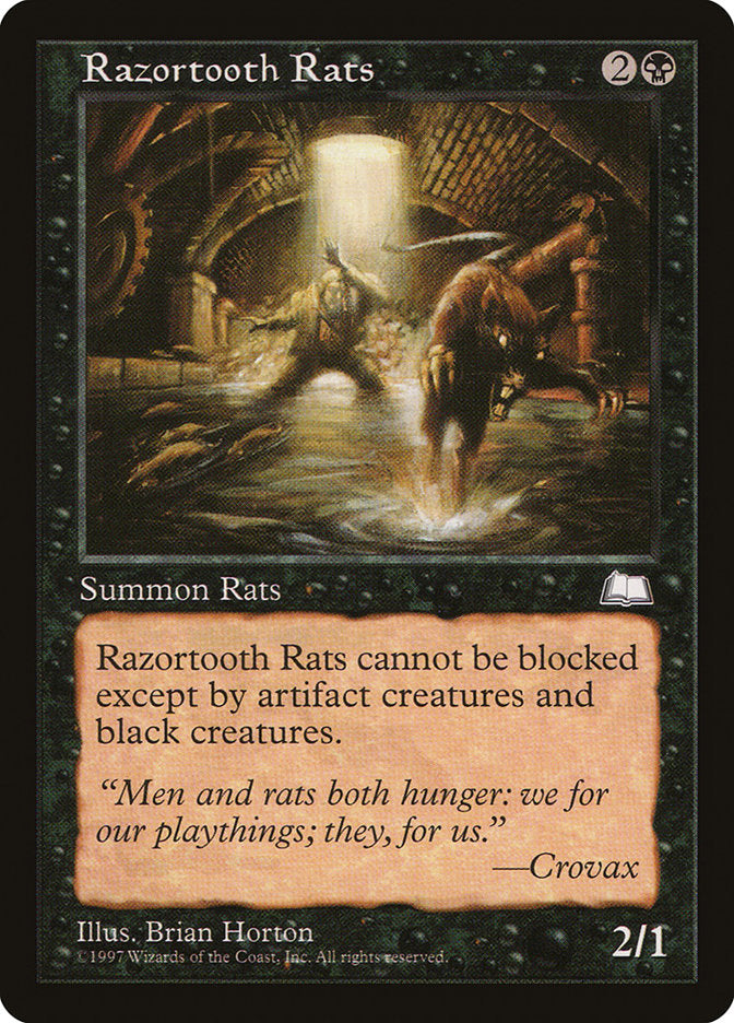 Razortooth Rats [Weatherlight] | Gamers Paradise