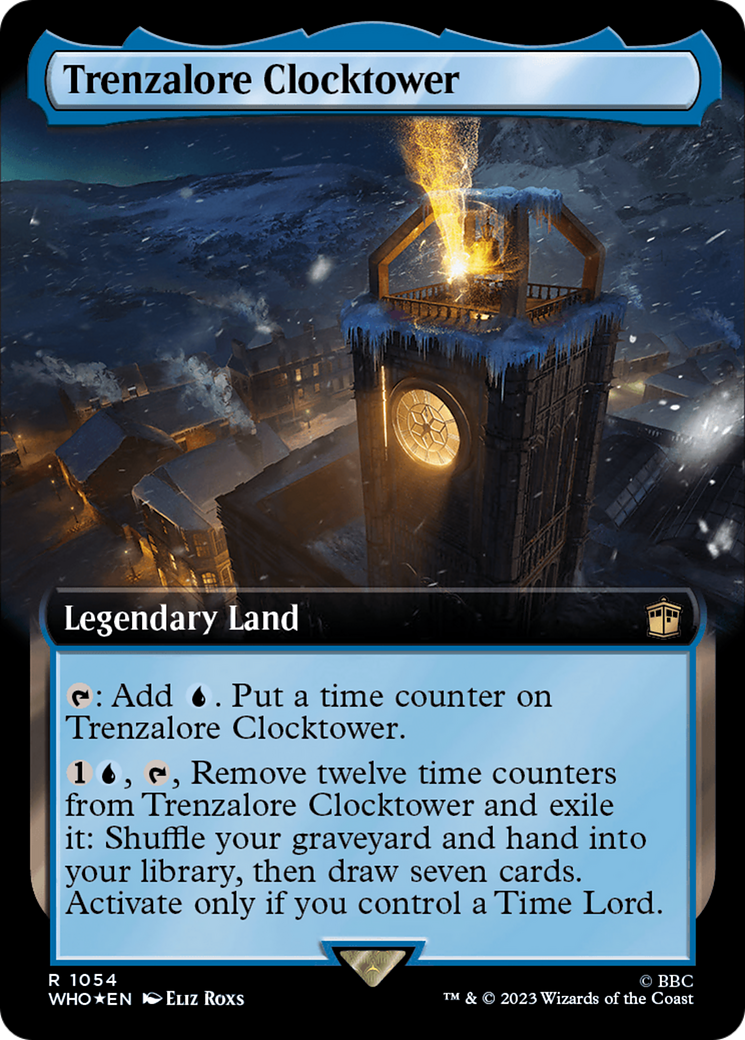 Trenzalore Clocktower (Extended Art) (Surge Foil) [Doctor Who] | Gamers Paradise