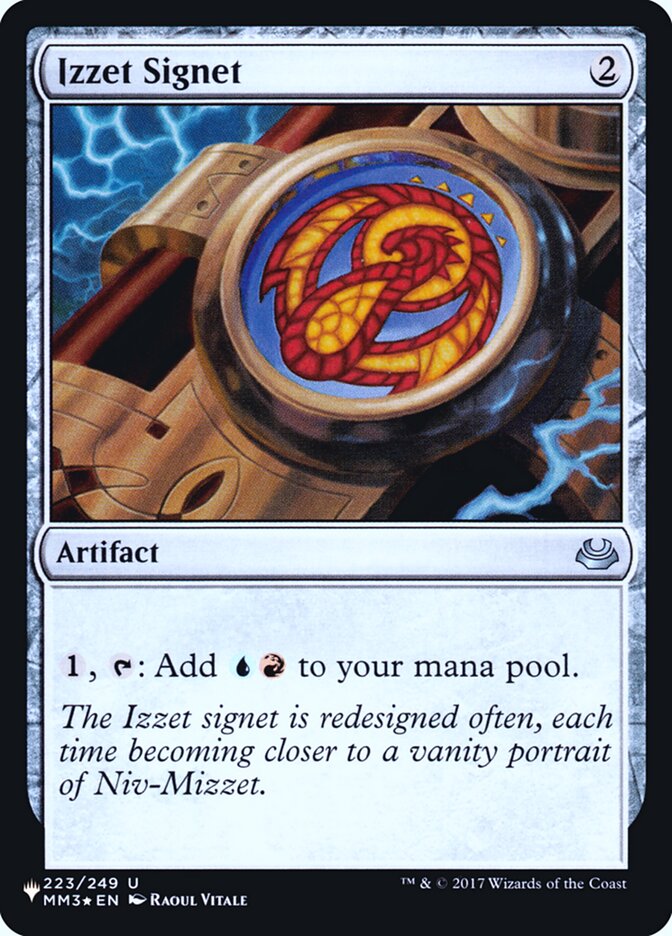 Izzet Signet [Secret Lair: Heads I Win, Tails You Lose] | Gamers Paradise