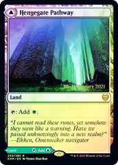 Hengegate Pathway // Mistgate Pathway [Kaldheim Prerelease Promos] | Gamers Paradise