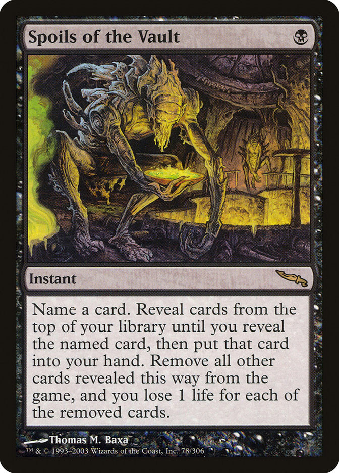 Spoils of the Vault [Mirrodin] | Gamers Paradise