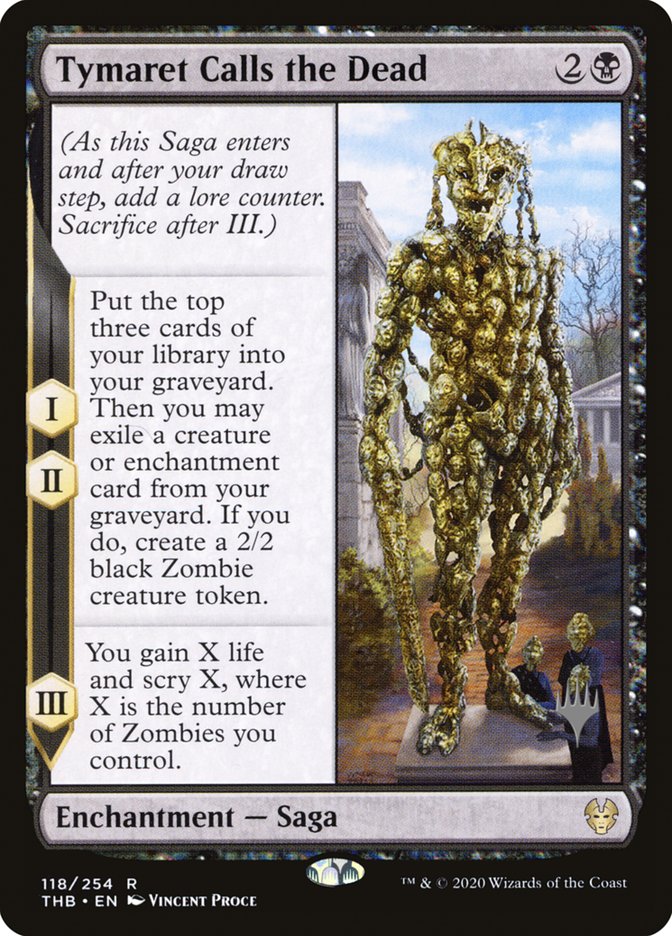 Tymaret Calls the Dead (Promo Pack) [Theros Beyond Death Promos] | Gamers Paradise