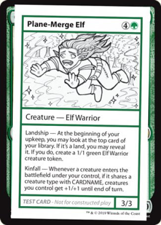 Plane-Merge Elf (2021 Edition) [Mystery Booster Playtest Cards] | Gamers Paradise