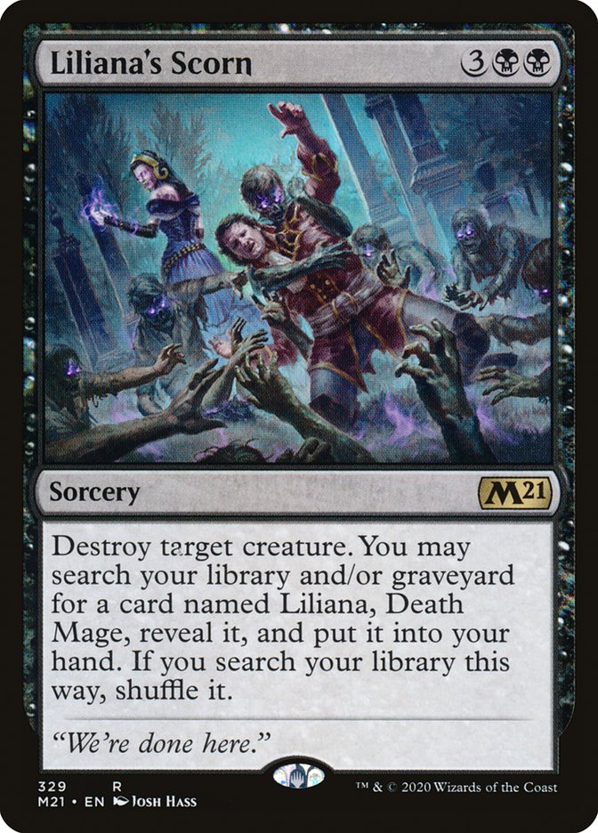 Liliana's Scorn [Core Set 2021] | Gamers Paradise