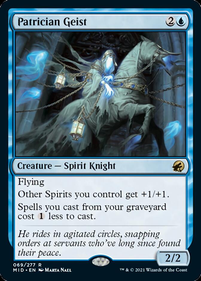 Patrician Geist [Innistrad: Midnight Hunt] | Gamers Paradise