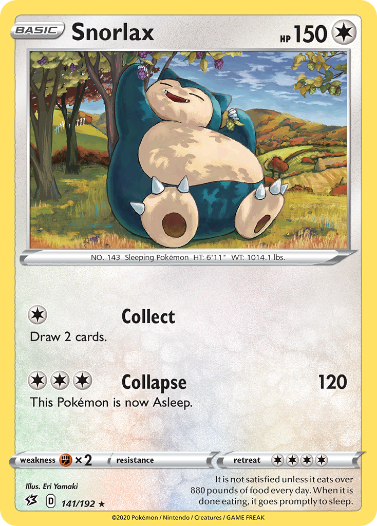 Snorlax (141/192) [Sword & Shield: Rebel Clash] | Gamers Paradise