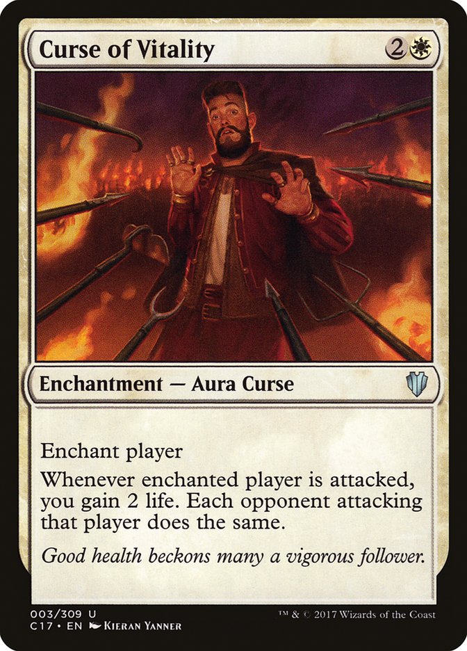Curse of Vitality [Commander 2017] | Gamers Paradise