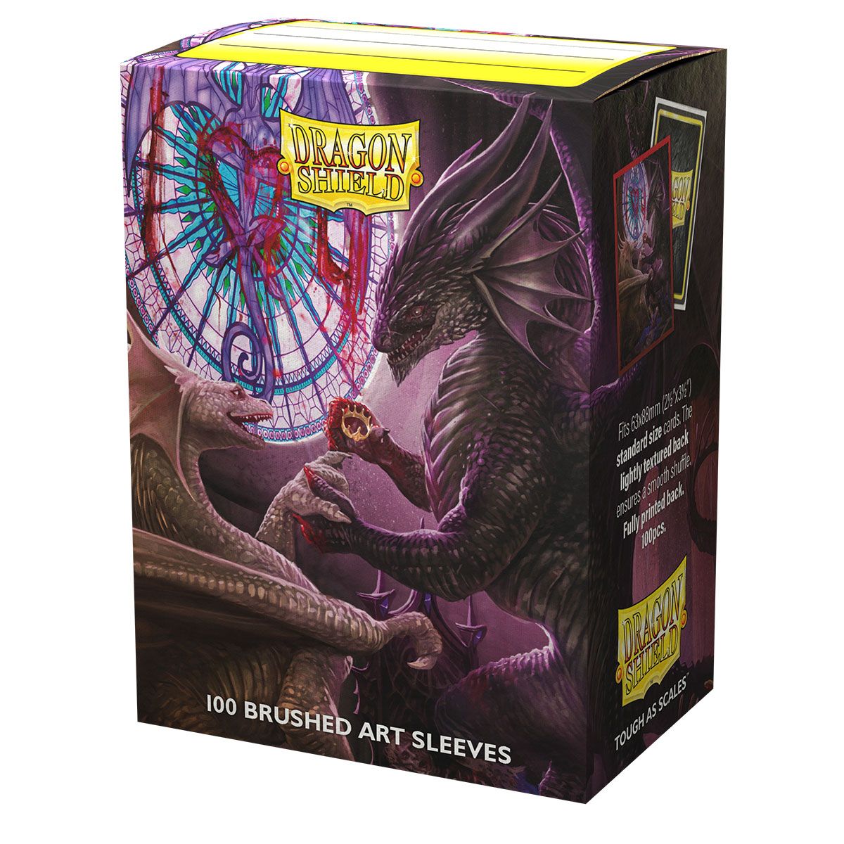 Dragon Shield: Standard 100ct Brushed Art Sleeves - Valentine Dragons (2022) | Gamers Paradise