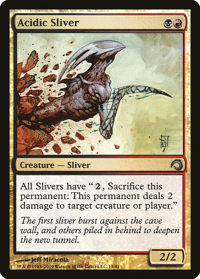 Acidic Sliver [Premium Deck Series: Slivers] | Gamers Paradise