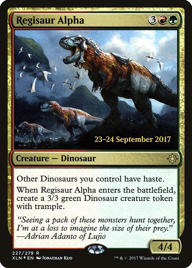 Regisaur Alpha [Ixalan Prerelease Promos] | Gamers Paradise