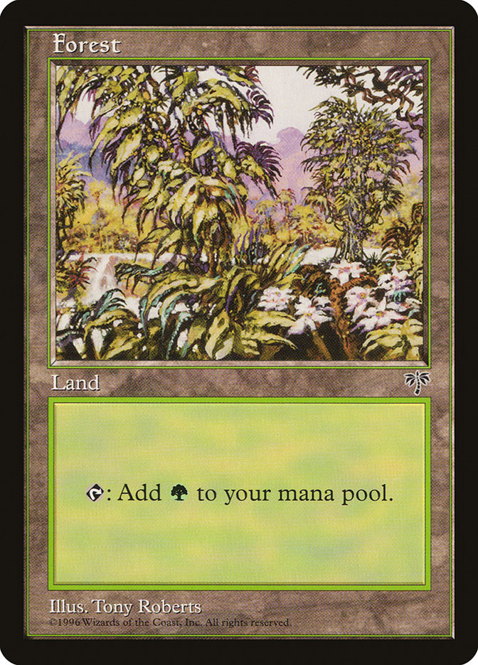 Forest (Open Flowers Bottom Right) [Mirage] | Gamers Paradise