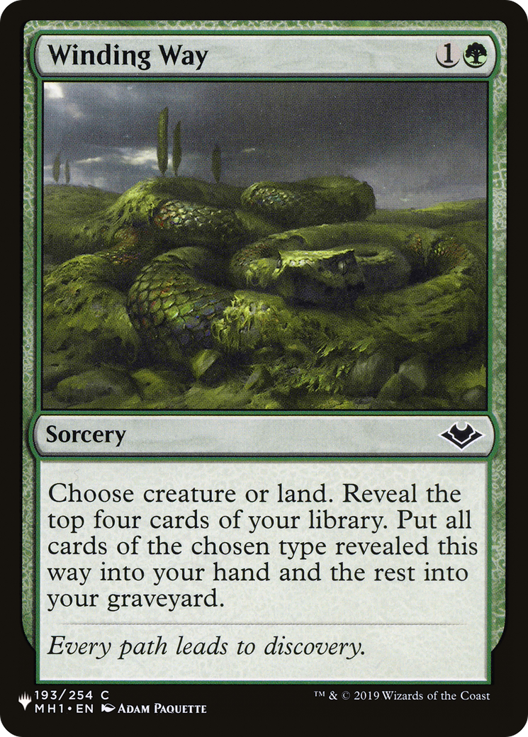 Winding Way [The List Reprints] | Gamers Paradise