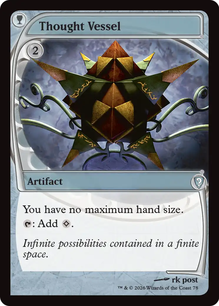 Thought Vessel (Future Sight) [Mystery Booster: Commander Edition] | Gamers Paradise
