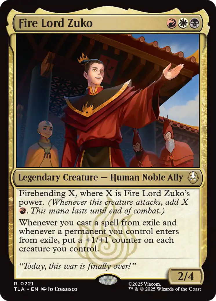 Fire Lord Zuko [Avatar: The Last Airbender] | Gamers Paradise